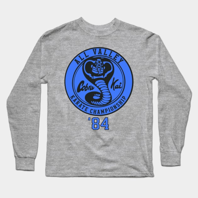 Cobra Kai All Valley Fun Art gift Long Sleeve T-Shirt by MIRgallery